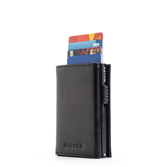 Pop-Up Leather Trifold Wallet