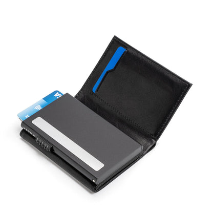 Pop-Up Leather Trifold Wallet