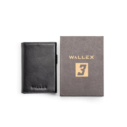Pop-Up Leather Trifold Wallet