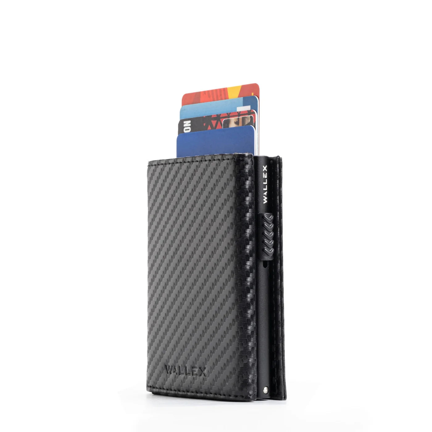 Pop-Up Leather Trifold Wallet