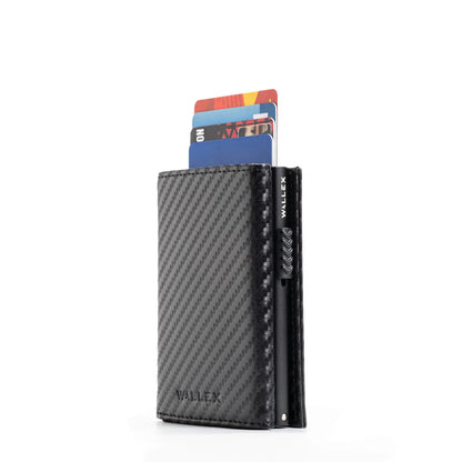 Pop-Up Leather Trifold Wallet