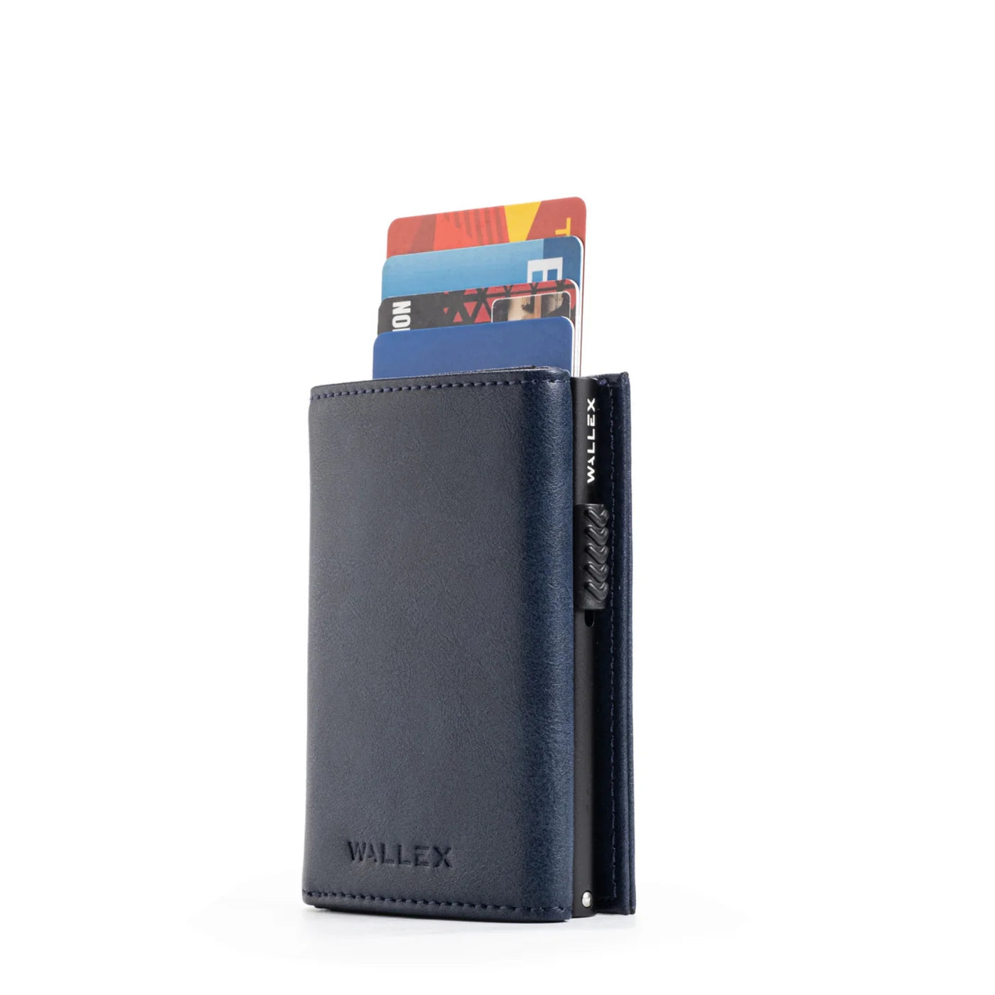 Pop-Up Leather Trifold Wallet